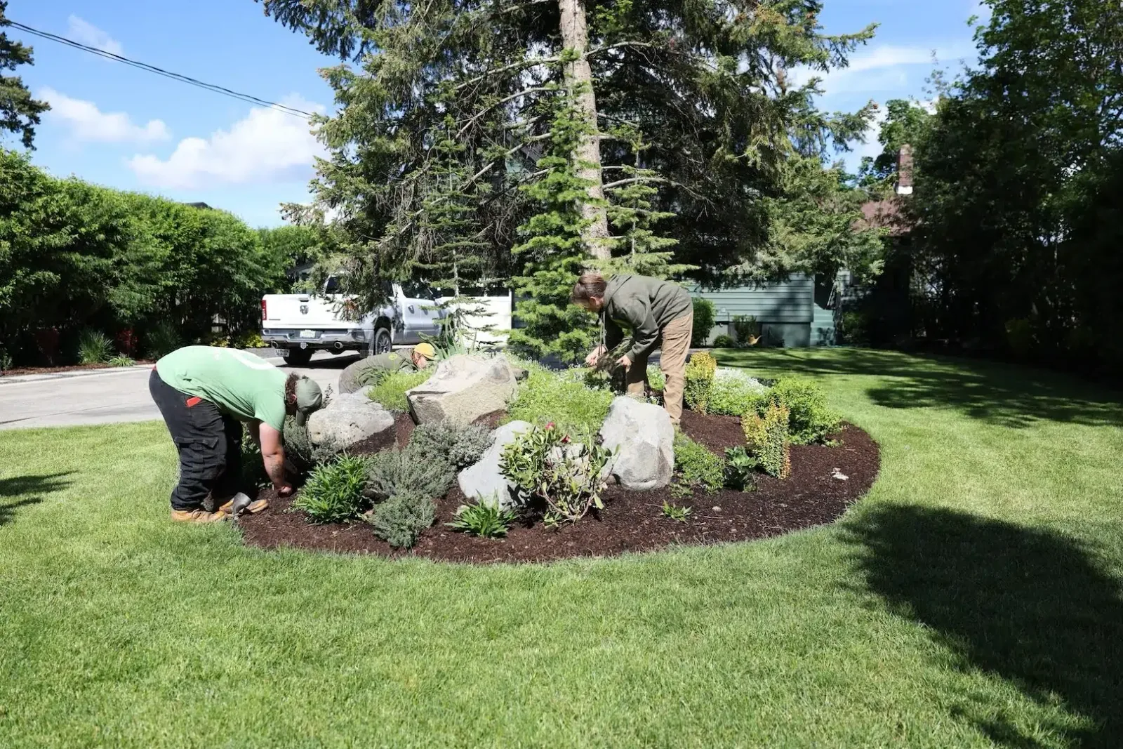Garden bed weed control service in Spokane WA