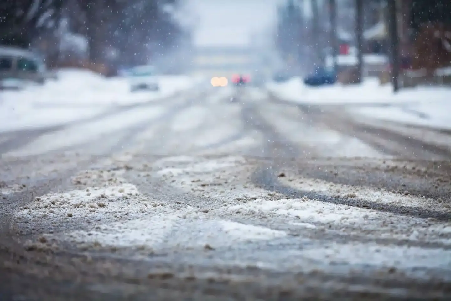 Snow sanding service
