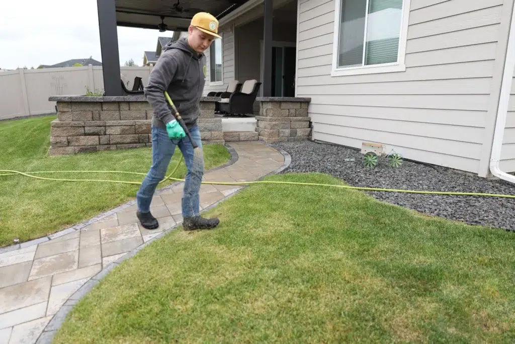 lawn fertilization and weed control spokane greenscape