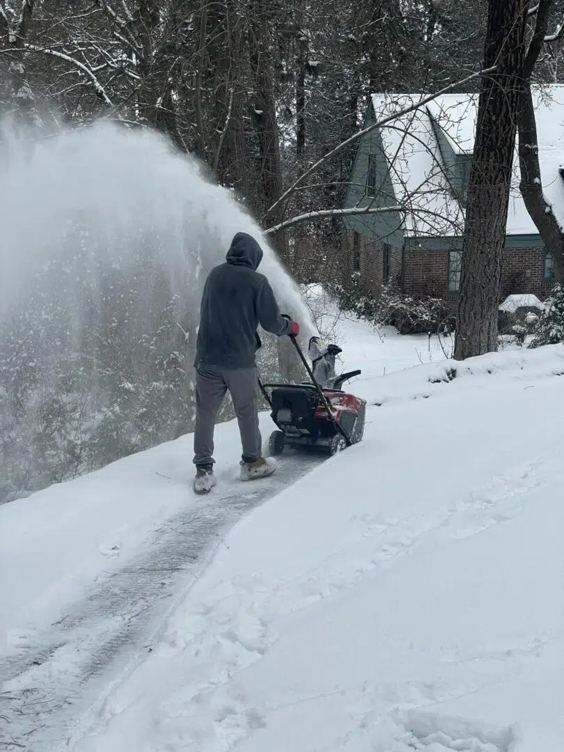 residential snow removal spokane greenscape