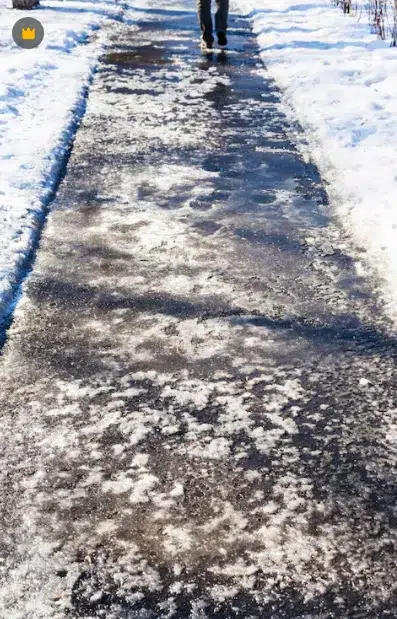 Sidewalk De-Icing in Spokane